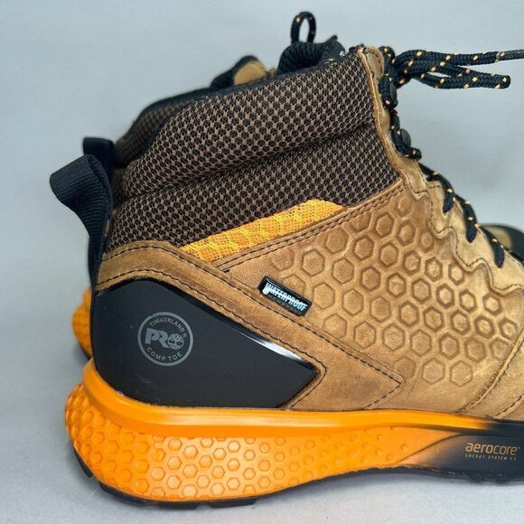 Timberland Pro Boots Mens 13 Reaxion Athletic Hiker Wateproof Composite Toe Work main image 14